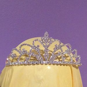Rhinestone Silver Tiara
